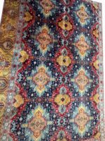 Tabriz Masterpiece Fine Handwoven Carpet – Geometric Star Medallion Design | Item 184 - Image 6
