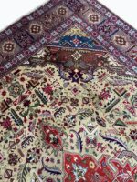 Premium 50 Raj Handwoven Tabriz Carpet – Royal Floral Medallion Design | Item 186 - Image 7