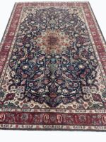 Isfahan Masterpiece Fine Handwoven Carpet – Royal Ivory Medallion Design | Item 187