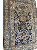 Kashan Masterpiece Fine Handwoven Carpet – Royal Crimson Medallion Design | Item 191 - Image 4