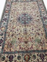 Tabriz Masterpiece Fine Handwoven Carpet – Geometric Star Medallion Design | Item 192 - Image 3