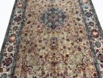 Tabriz Masterpiece Fine Handwoven Carpet – Geometric Star Medallion Design | Item 192 - Image 2