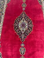 Masterpiece Fine Persian Kashan Rug – Premium Kork Wool with Weaver's Signature | Item 195 - Image 6