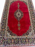 Masterpiece Fine Persian Kashan Rug – Premium Kork Wool with Weaver's Signature | Item 195 - Image 3