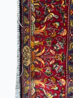 Masterpiece Persian Kashan Tree of Life Rug – Kork Wool & Silk Pictorial Design with Weaver Signature | Item 200 - Image 3