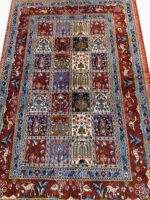 Fine Persian Bakhtiari Kresti Garden Design Rug – Premium Wool & Silk – Item 201 - Image 2