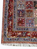 Fine Persian Bakhtiari Kresti Garden Design Rug – Premium Wool & Silk – Item 201 - Image 3