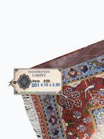 Fine Persian Bakhtiari Kresti Garden Design Rug – Premium Wool & Silk – Item 201 - Image 7