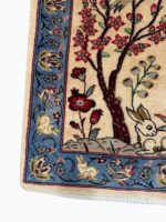 Fine Persian Pictorial Tree of Life & Wildlife Motif Rug – Hand-Knotted Oriental Carpet – Item 203 - Image 5