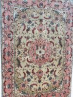Masterpiece Shahi Tabriz 70 Raj Rug – Ultra-Fine Kork Wool & Silk on Silk Foundation – Item 204 - Image 4