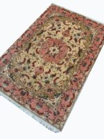 Masterpiece Shahi Tabriz 70 Raj Rug – Ultra-Fine Kork Wool & Silk on Silk Foundation – Item 204 - Image 3