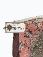 Masterpiece Shahi Tabriz 70 Raj Rug – Ultra-Fine Kork Wool & Silk on Silk Foundation – Item 204 - Image 6
