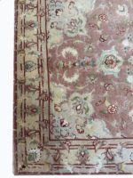 Masterpiece Persian Shahi Tabriz 70 Raj Rug – Premium Kork Wool & Silk Hand-Knotted Carpet – Item 206 - Image 3