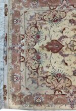 Masterpiece Fine Persian Shahi Tabriz 70 Raj Carpet – Premium Kork Wool & Silk Hand-Knotted Rug – Item 207 - Image 8