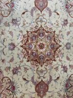 Masterpiece Fine Persian Shahi Tabriz 70 Raj Carpet – Premium Kork Wool & Silk Hand-Knotted Rug – Item 207 - Image 6