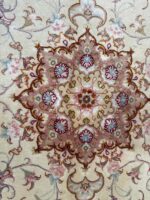 Masterpiece Fine Persian Shahi Tabriz 70 Raj Carpet – Premium Kork Wool & Silk Hand-Knotted Rug – Item 207 - Image 5