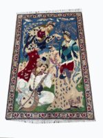 Masterpiece Fine Persian Isfahan Rug – Premium Kork Wool & Silk Hand-Knotted Carpet – Item 208