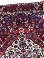 Fine Room-Sized Persian Bakhtiari Medallion Carpet – Premium Hand-Knotted Wool Rug – Item 211 - Image 9