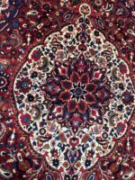 Fine Room-Sized Persian Bakhtiari Medallion Carpet – Premium Hand-Knotted Wool Rug – Item 211 - Image 7