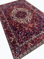 Fine Room-Sized Persian Bakhtiari Medallion Carpet – Premium Hand-Knotted Wool Rug – Item 211 - Image 4