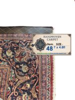 Masterpiece Handwoven Persian Kashan Kork Wool Rug – Luxury Hand-Knotted Carpet – Item 48 - Image 7