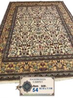 Rare Handwoven Persian Tabriz Animal Pictorial Rug – Tree of Life Luxury Carpet – Item 54