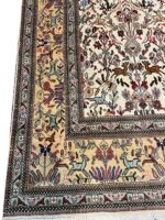 Rare Handwoven Persian Tabriz Animal Pictorial Rug – Tree of Life Luxury Carpet – Item 54 - Image 2
