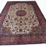 Fine Persian Kashan Medallion Rug – Premium Hand-Knotted Wool Carpet – Item 164