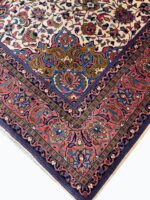 Fine Persian Kashan Medallion Rug – Premium Hand-Knotted Wool Carpet – Item 164 - Image 4