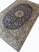 Masterpiece Hand-Knotted Persian Nain Rug – Kork Wool & Silk Highlights Luxury Carpet – Item 169 - Image 5