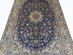 Masterpiece Hand-Knotted Persian Nain Rug – Kork Wool & Silk Highlights Luxury Carpet – Item 169 - Image 2