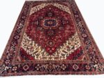 Authentic Hand-Knotted Tribal Heriz Oriental Carpet – Premium Persian Wool Rug – Item 214