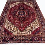 Authentic Hand-Knotted Tribal Heriz Oriental Carpet – Premium Persian Wool Rug – Item 214
