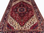 Authentic Hand-Knotted Tribal Heriz Oriental Carpet – Premium Persian Wool Rug – Item 214 - Image 2