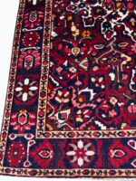 Antique Bakhtiari Khesti Garden Design Handwoven Carpet – Authentic Persian Wool Rug – Item 221 - Image 3