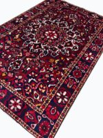 Authentic Handwoven Bakhtiari Design Carpet – Premium Hand-Knotted Persian Wool Rug – Item 220 - Image 4