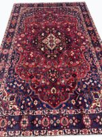 Majestic Handwoven Bakhtiari Tribal Medallion Carpet – Authentic Persian Wool Rug – Item 222