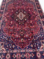 Majestic Handwoven Bakhtiari Tribal Medallion Carpet – Authentic Persian Wool Rug – Item 222 - Image 2