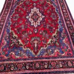 Rare Handwoven Bibikabad (Bibikbaf) Tribal Medallion Carpet – Authentic Persian Wool Rug – Item 223