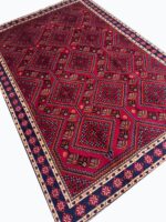 Exquisite Handwoven Yalameh Tribal Carpet – Authentic Persian Wool Rug – Item 224 - Image 4