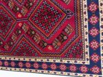 Exquisite Handwoven Yalameh Tribal Carpet – Authentic Persian Wool Rug – Item 224 - Image 3