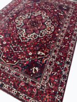 Majestic Handwoven Bakhtiari Royal Medallion Carpet – Authentic Persian Wool Rug – Item 226 - Image 13