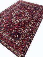 Majestic Handwoven Bakhtiari Royal Medallion Carpet – Authentic Persian Wool Rug – Item 226 - Image 10