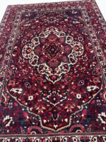 Majestic Handwoven Bakhtiari Royal Medallion Carpet – Authentic Persian Wool Rug – Item 226 - Image 8