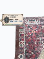 Majestic Handwoven Bakhtiari Royal Medallion Carpet – Authentic Persian Wool Rug – Item 226 - Image 15