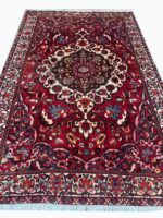 Majestic Handwoven Bakhtiari Royal Medallion Carpet – Authentic Persian Wool Rug – Item 226 - Image 7