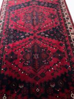 Authentic Handwoven Bakhtiari Tribal Geometric Medallion Carpet – Persian Wool Rug – Item 228 - Image 4