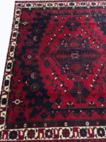 Authentic Handwoven Bakhtiari Tribal Geometric Medallion Carpet – Persian Wool Rug – Item 228 - Image 2