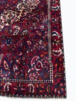 Vintage Persian Bakhtiari Medallion Carpet – Authentic Hand-Knotted Wool Rug – Item 229 - Image 7