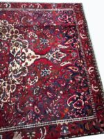 Vintage Persian Bakhtiari Medallion Carpet – Authentic Hand-Knotted Wool Rug – Item 229 - Image 3